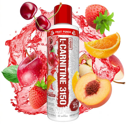 Liquid L-Carnitine 3150 Stimulant-Free Weight Loss Support - 5% Nutrition
