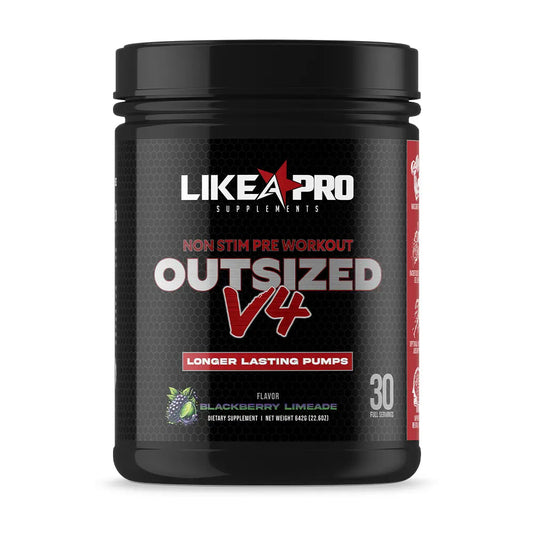 NON STIM PRE WORKOUT OUTSIZED V4 - LIKE A PRO