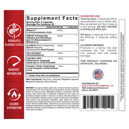 ANYTIME BURN V4 ( NON STIM BURNER ) - LIKE A PRO