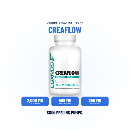 Creaflow - Creatine + Pump Capsules - LGXNDS