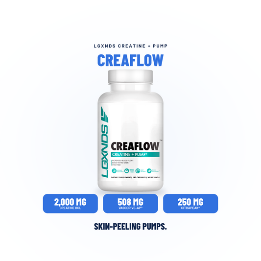 Creaflow - Creatine + Pump Capsules - LGXNDS