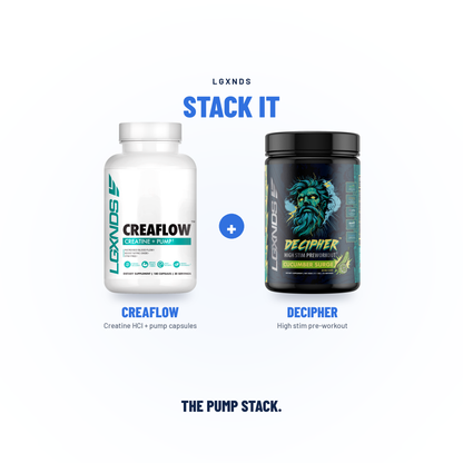 Creaflow - Creatine + Pump Capsules - LGXNDS