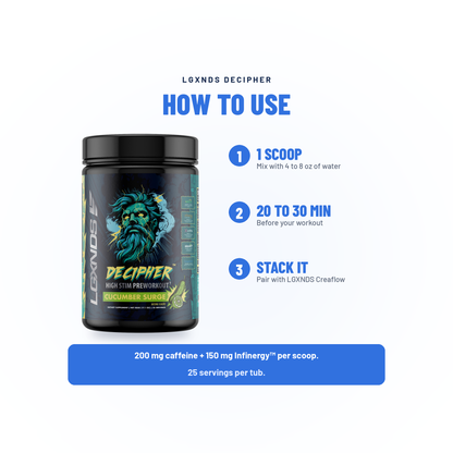 Decipher High Stim Pre-workout - LGXNDS