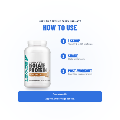 Premium Whey Isolate Protein - LGXNDS