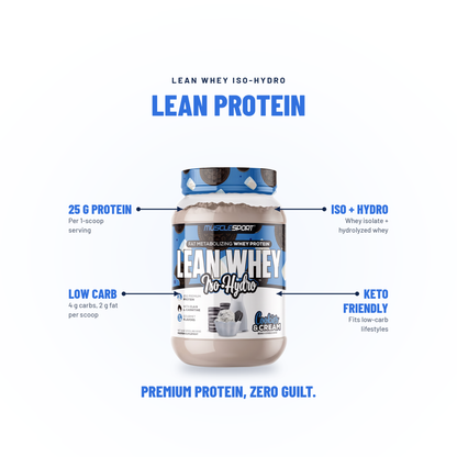 Lean Whey Iso Hydro Gourmet Protein-Musclesport