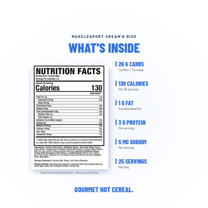 Cream'd Rice Gourmet - MuscleSport
