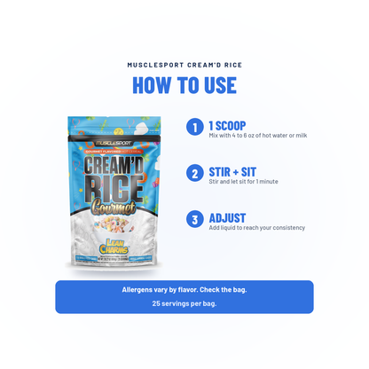 Cream'd Rice Gourmet - MuscleSport
