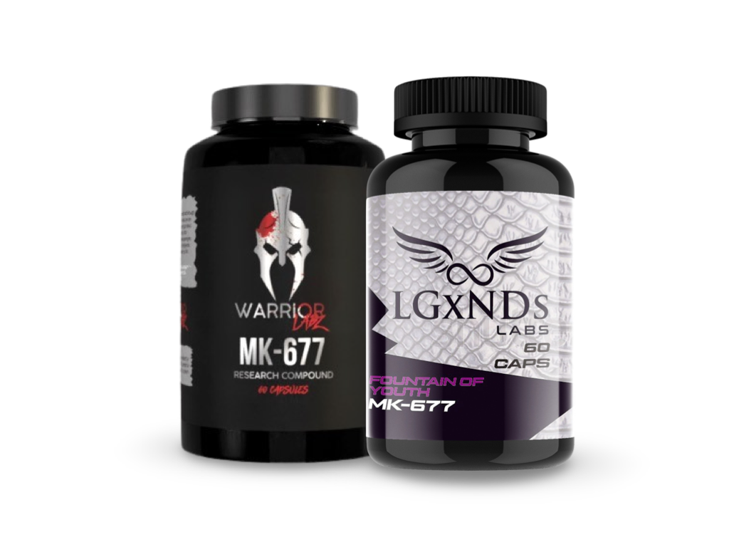 Mk677 Bundle - Two Different Brands Lgxnds mk677 + warrior mk677- Capsules