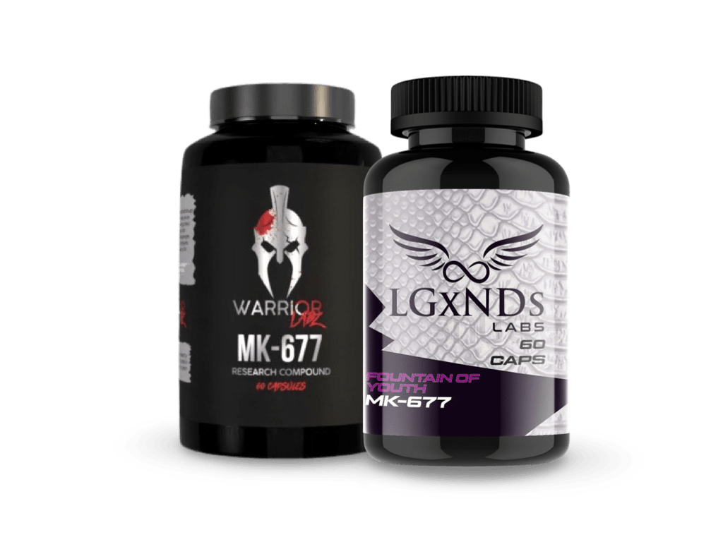 Mk677 Bundle - Two Different Brands Lgxnds mk677 + warrior mk677- Capsules