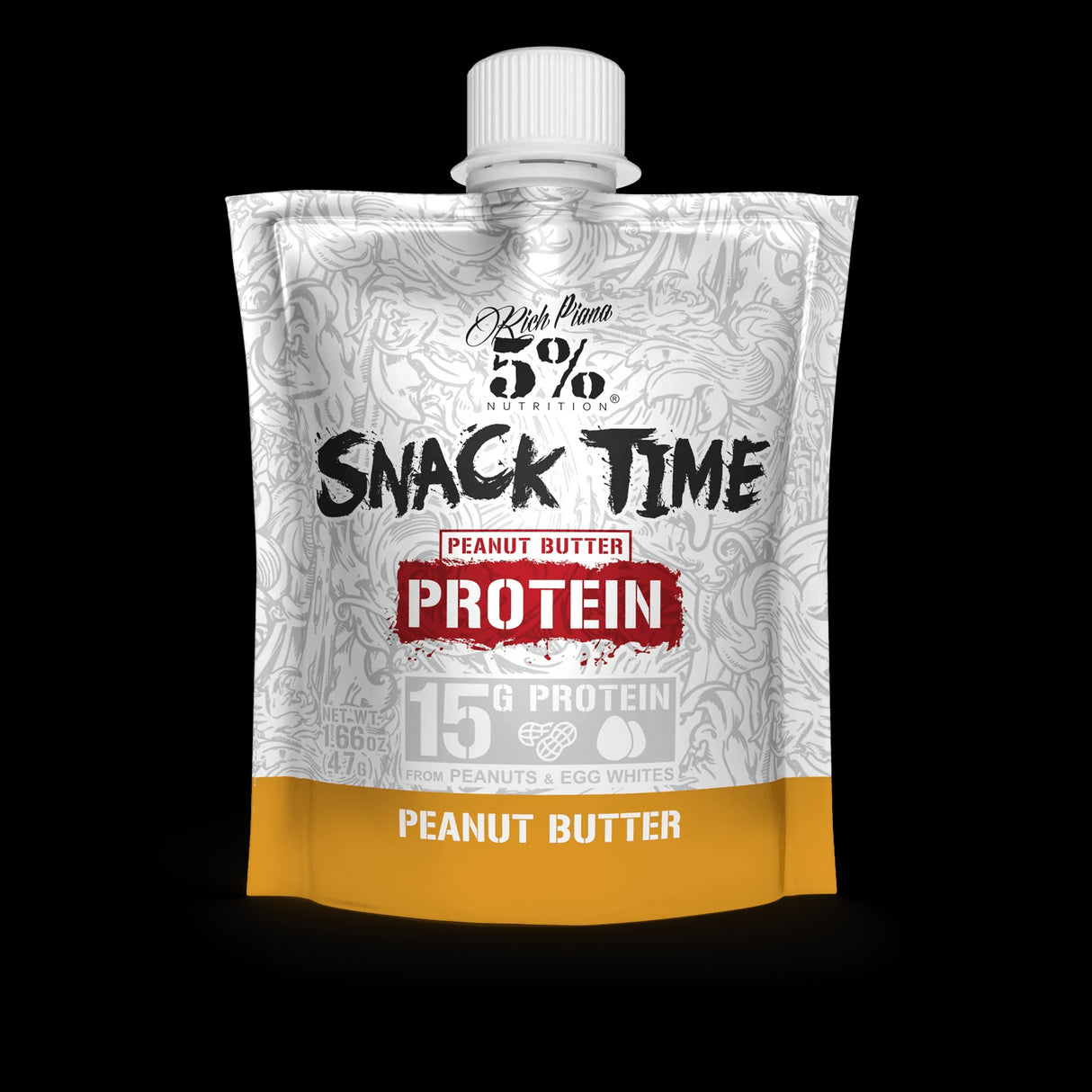 Snack Time Protein - Peanut Butter- 5% Nutrition - Prime Sports Nutrition