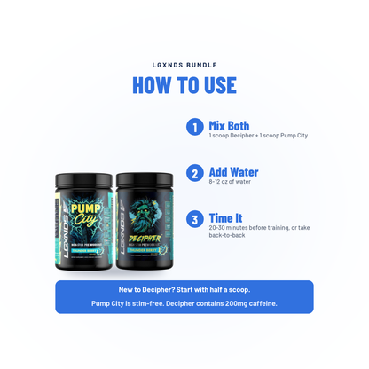 Pump City™ + Decipher™ Bundle - LGXNDS