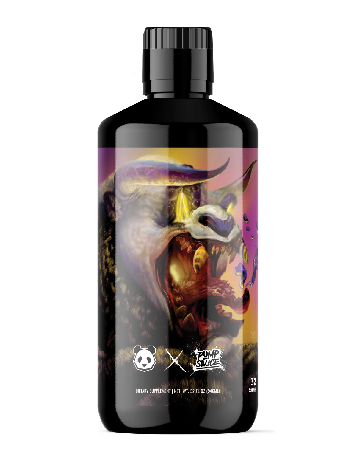 Panda Supps X Pump Sauce Collaboration Liquid Pre Workout - PANDA SAUCE