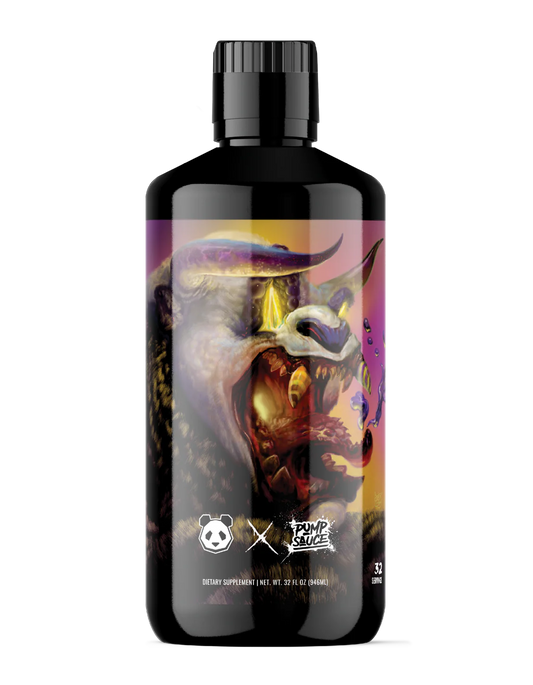 Panda Supps X Pump Sauce Collaboration Liquid Pre Workout - PANDA SAUCE