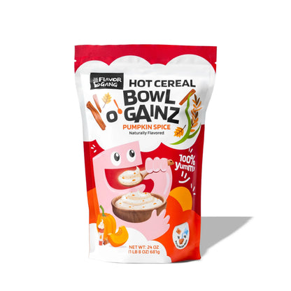 Bowl Gainz Hot Cereal – 24 oz - The Flavor Gang