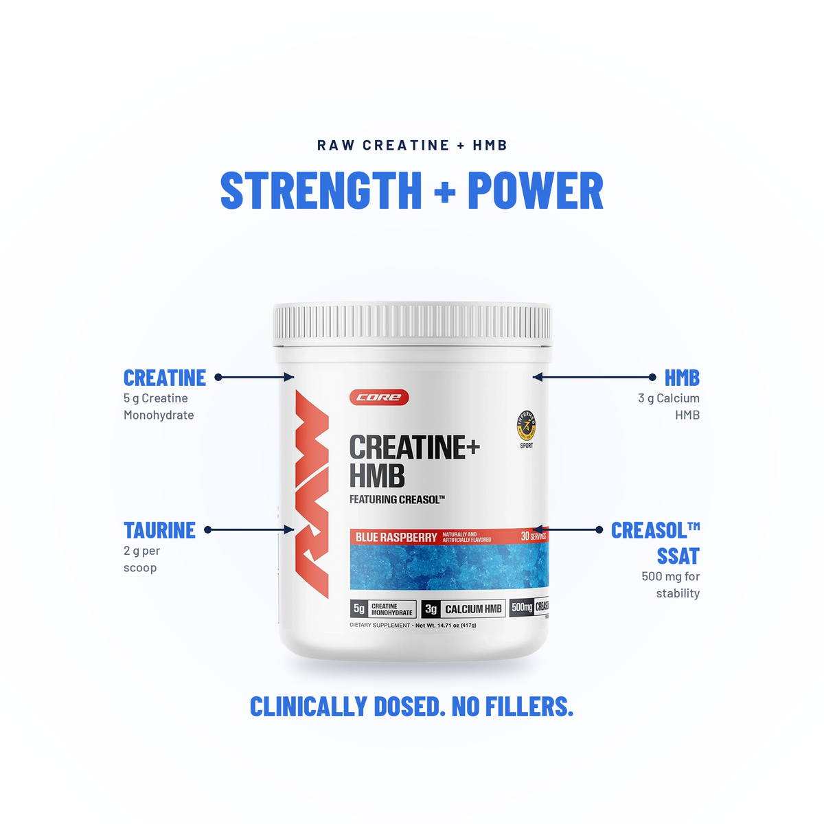Creatine Monohydrate - Raw Nutrition