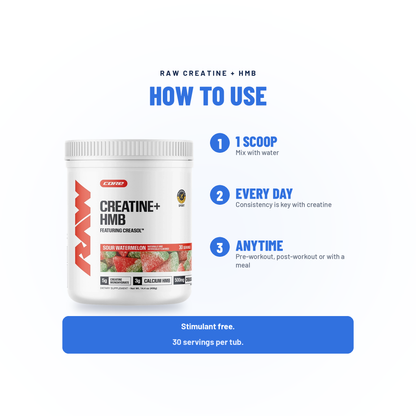 Creatine Monohydrate - Raw Nutrition