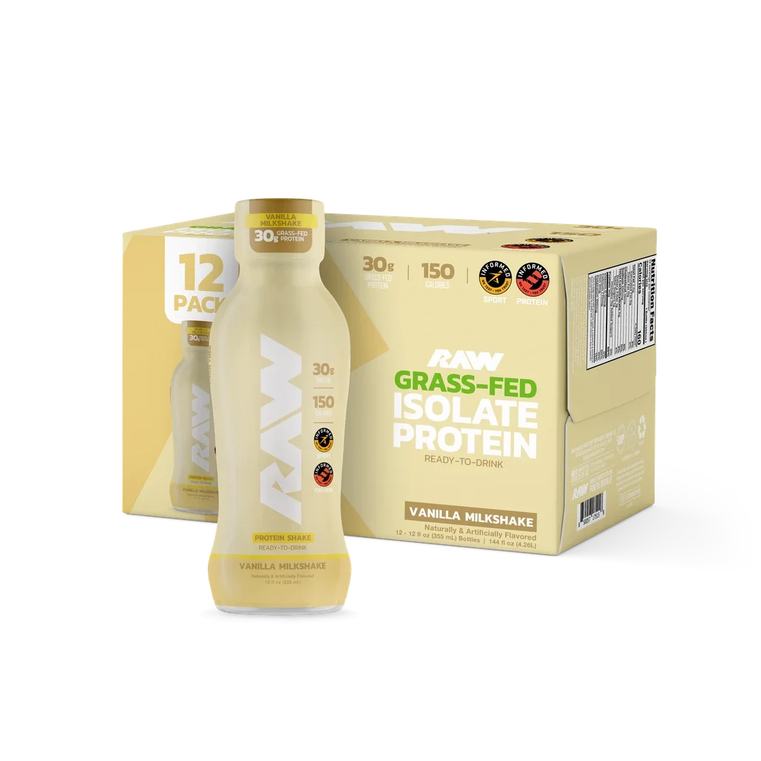 GRASS-FED PROTEIN ISOLATE RTD - RAW NUTRITION