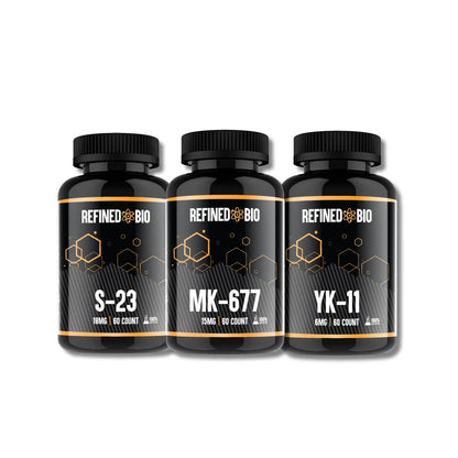 S-23 + MK677 + YK-11 Bundle - Refined Bio
