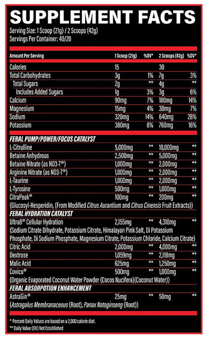 FCK'N PUMPED - FERAL SUPPS