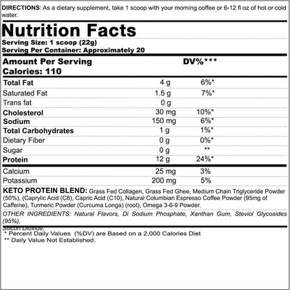 SKULL DUST (Keto Collagen Creamer) - Black Magic