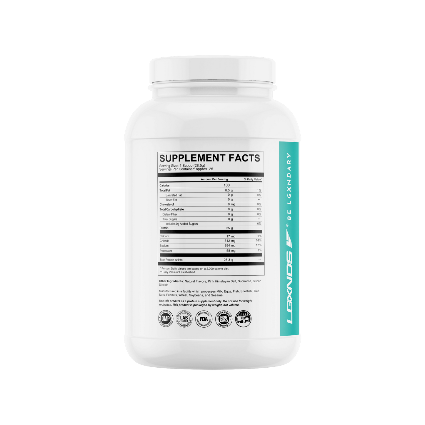 Grass Fed Beef Isolate Protein - LGXNDS