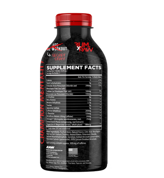 Thavage Preworkout RTD - Raw Nutrition