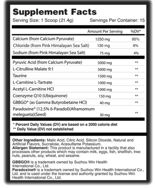 BioBurn - Pre Cardio Non-Stim Fat Burner - Global Formulas.