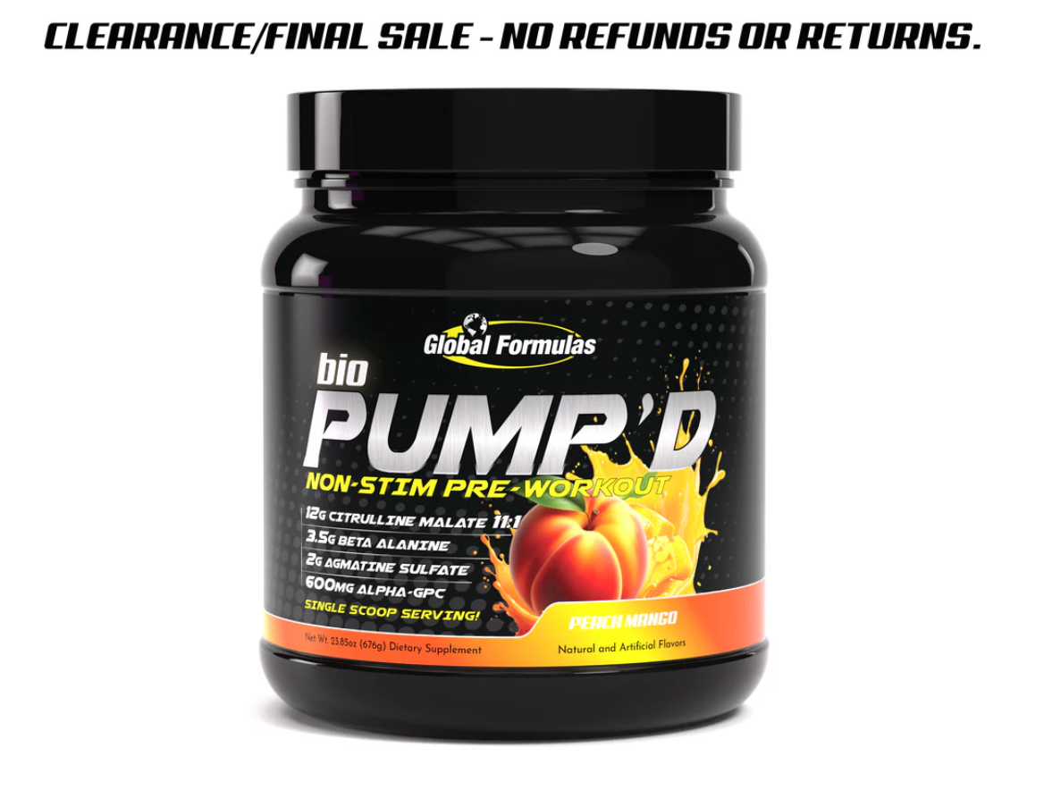 bioPUMP'D - With Glycerol (Will Be Clumpy!) - Final Sale! - Global Formulas