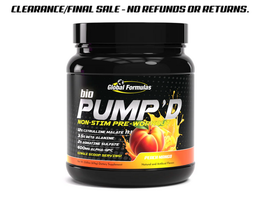 bioPUMP'D - With Glycerol (Will Be Clumpy!) - Final Sale! - Global Formulas
