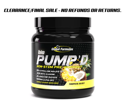 bioPUMP'D - With Glycerol (Will Be Clumpy!) - Final Sale! - Global Formulas