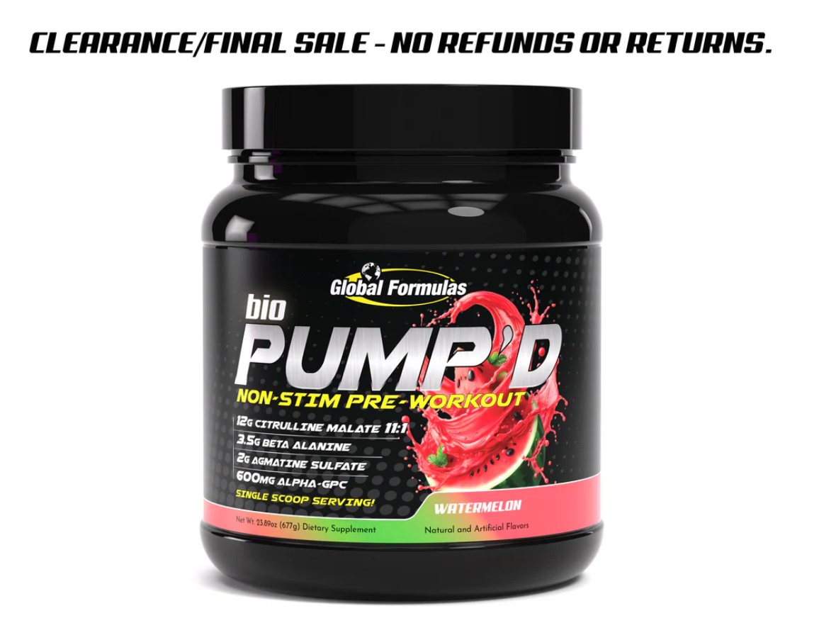 bioPUMP'D - With Glycerol (Will Be Clumpy!) - Final Sale! - Global Formulas