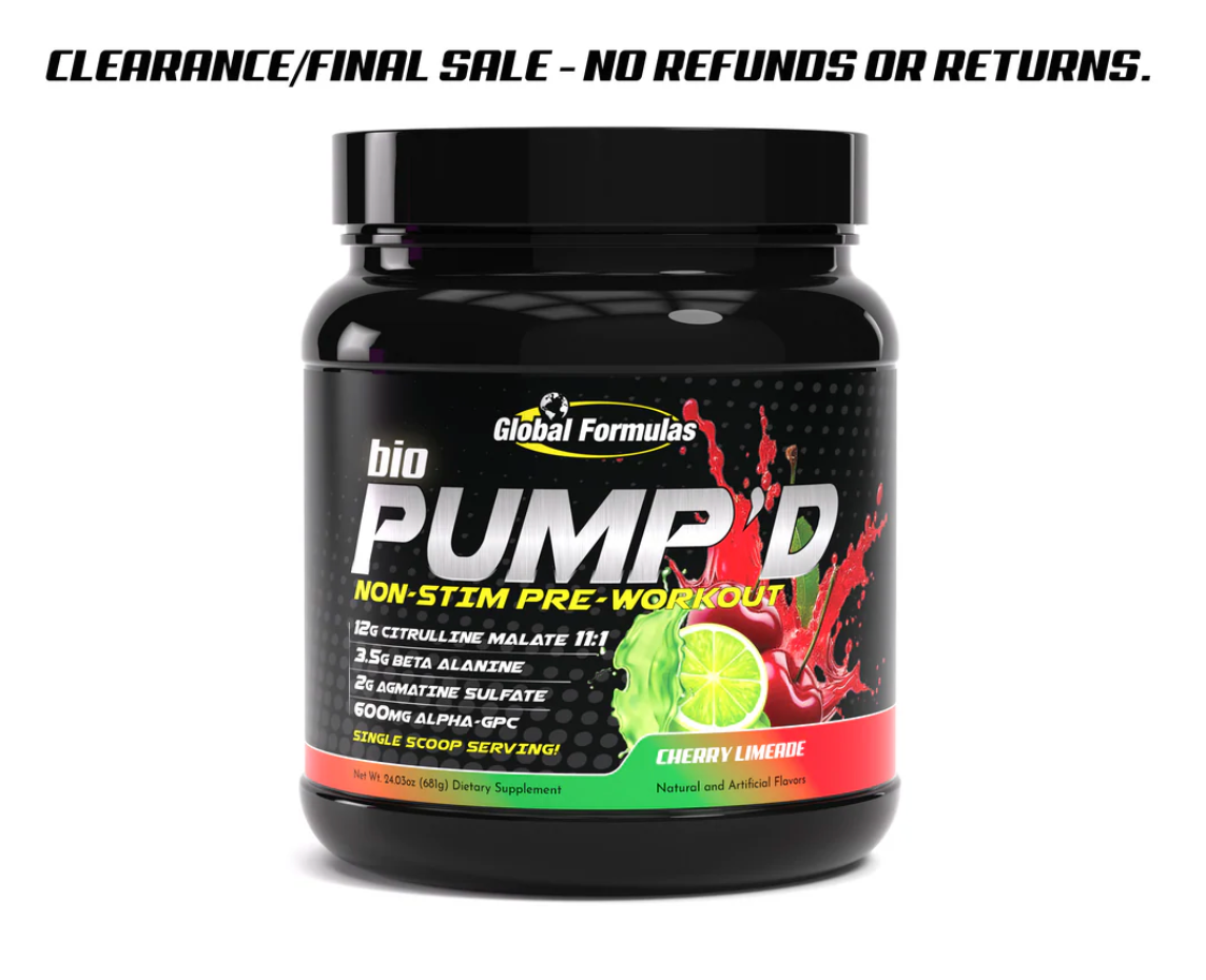 bioPUMP'D - With Glycerol (Will Be Clumpy!) - Final Sale! - Global Formulas