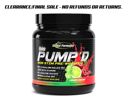 bioPUMP'D - With Glycerol (Will Be Clumpy!) - Final Sale! - Global Formulas
