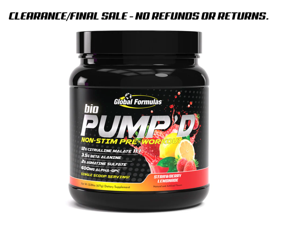 bioPUMP'D - With Glycerol (Will Be Clumpy!) - Final Sale! - Global Formulas