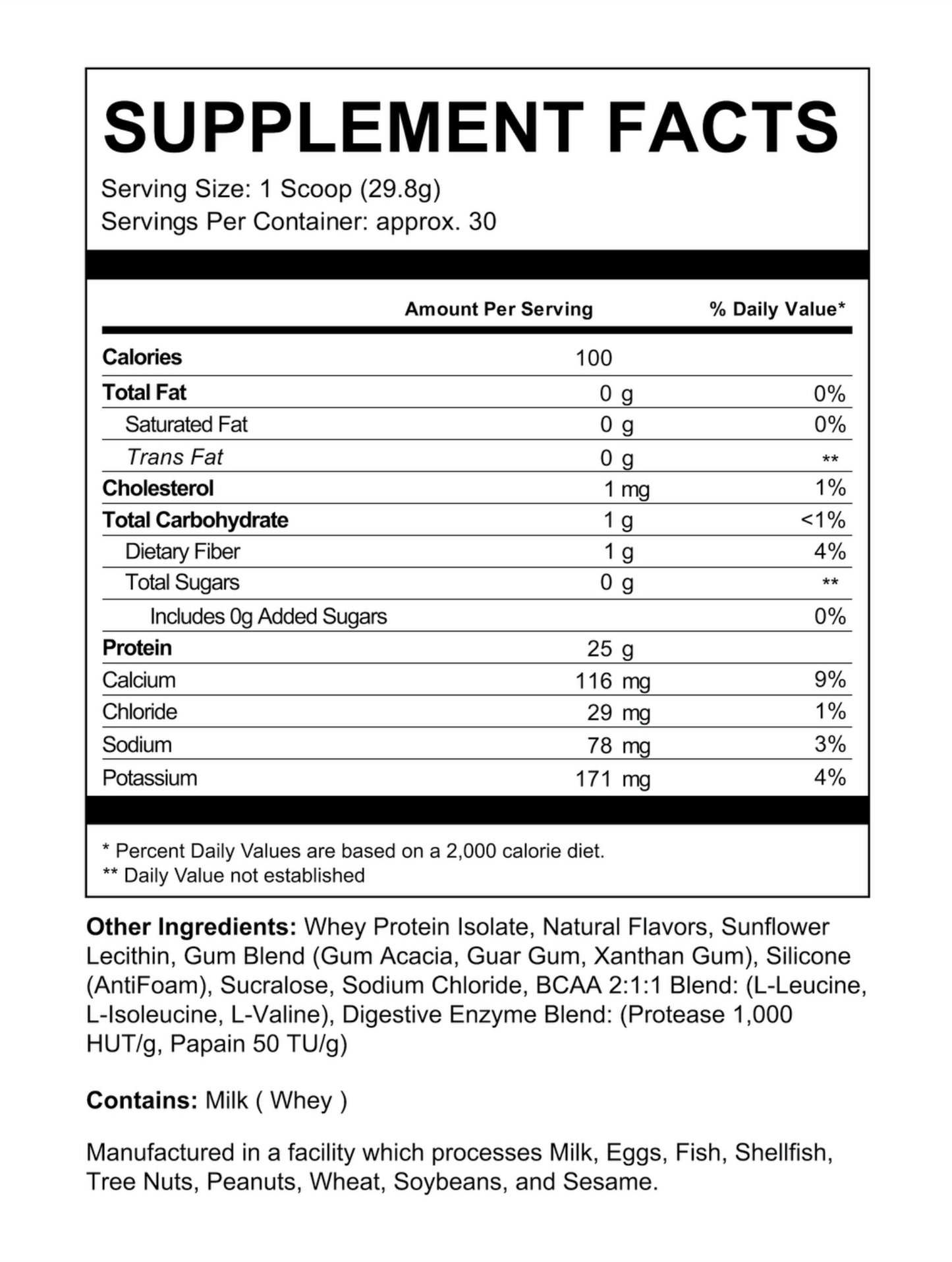 Premium Whey Isolate Protein - LGXNDS