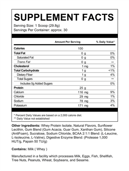 Premium Whey Isolate Protein - LGXNDS
