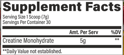 Creatine Monohydrate - Raw Nutrition