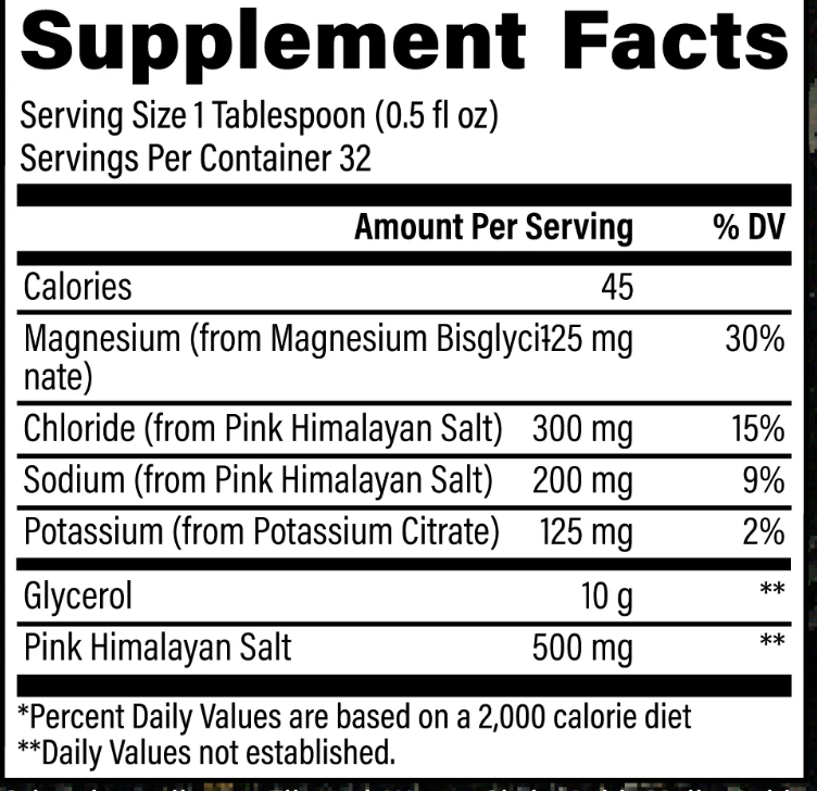 Liquid Glycerol - Raw Nutrition