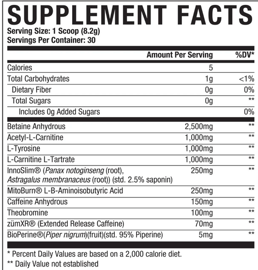 212 THERMO // HIGH-POWERED THERMOGENIC - AXE & SLEDGE SUPPLEMENTS