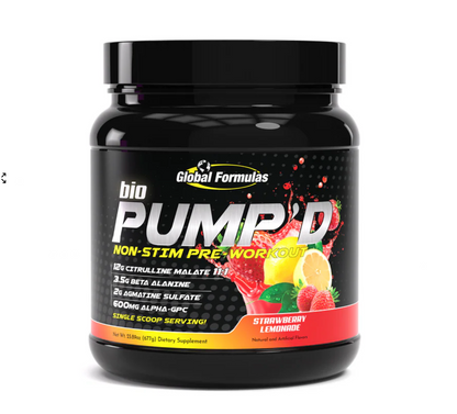 Bio Pump’d Non-Stim Preworkout - Global Formulas