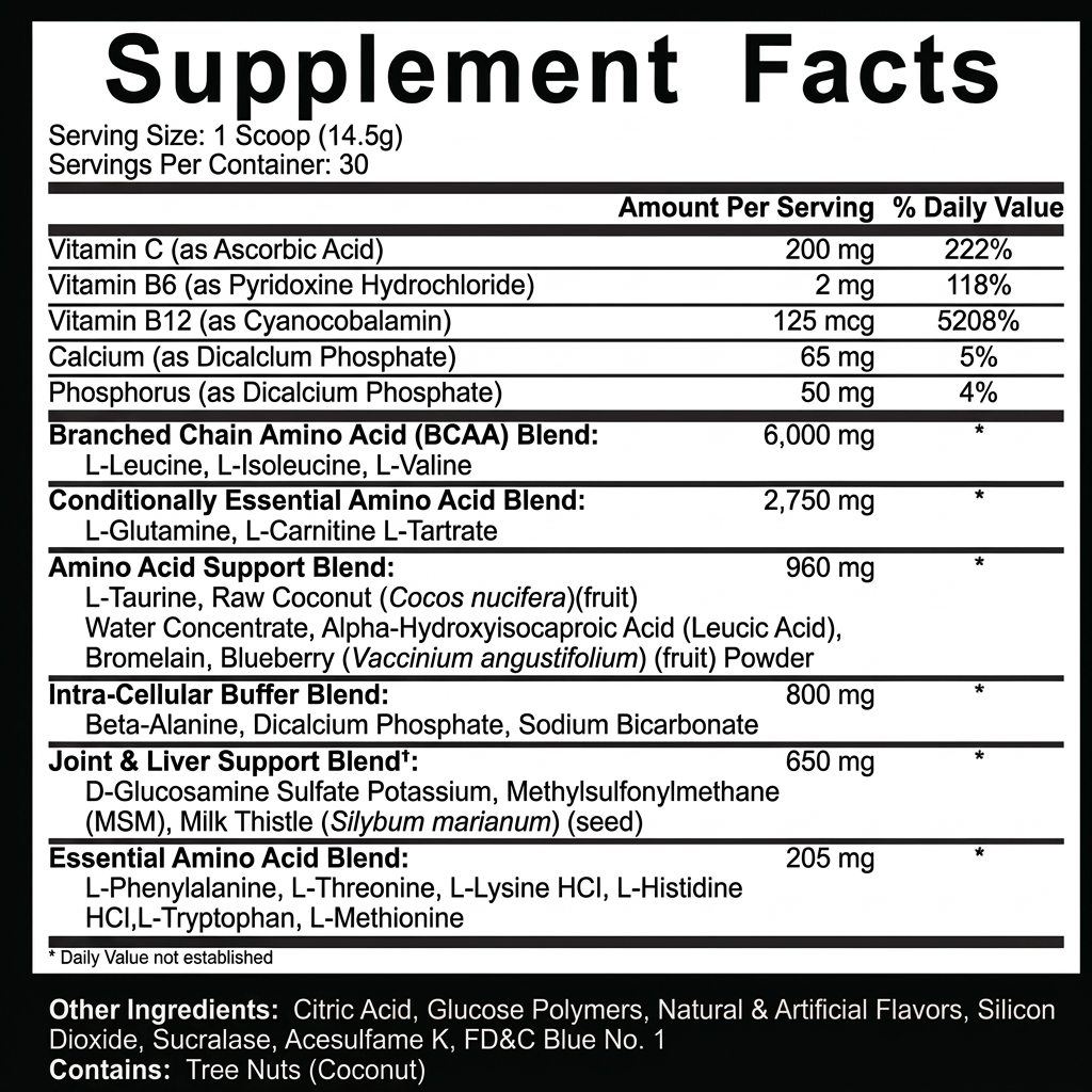 All Day You May 10:1:1 Ratio BCAA Recovery Drink - 5% Nutrition