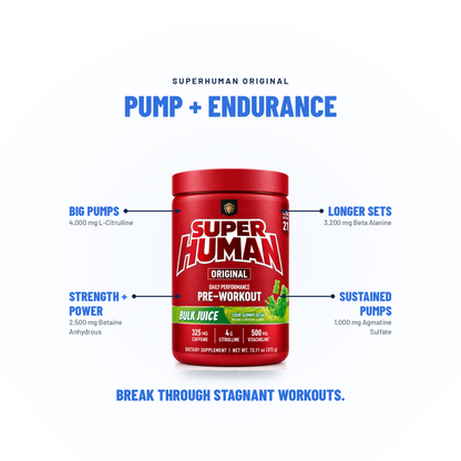 SUPERHUMAN Original Pre-Workout - Alpha Lion