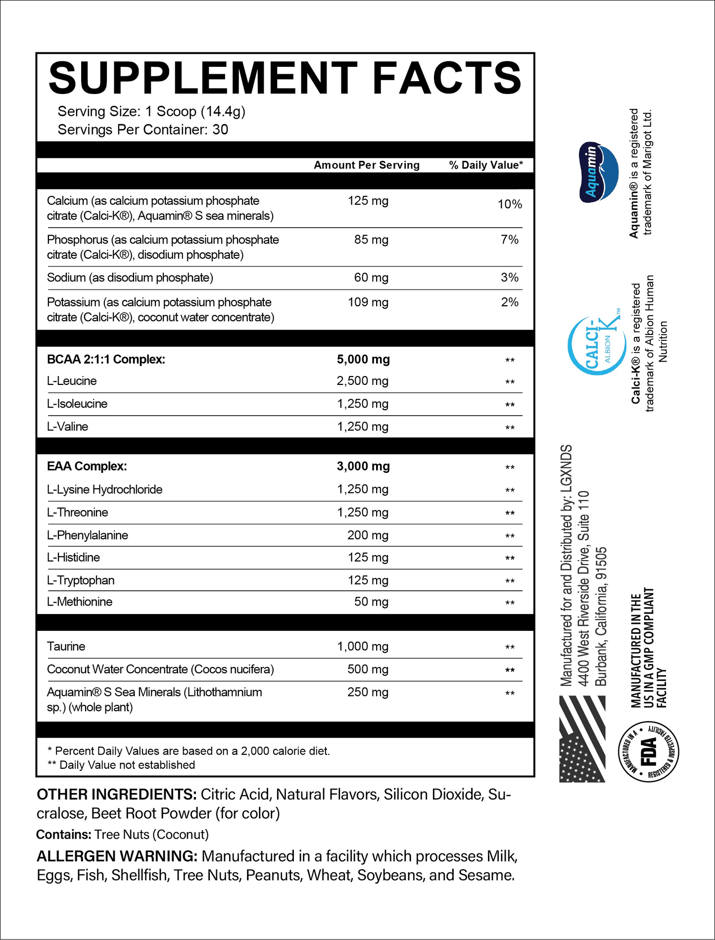 Aminos + Hydration and Creatine - LGXNDS