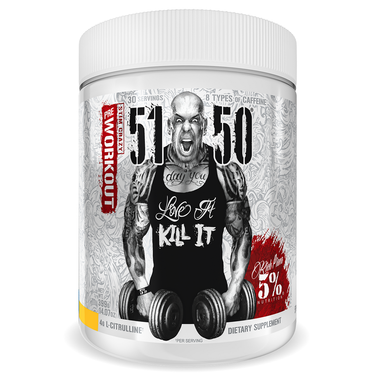5150 Stim Crazy Pre-Workout - 5% Nutrition