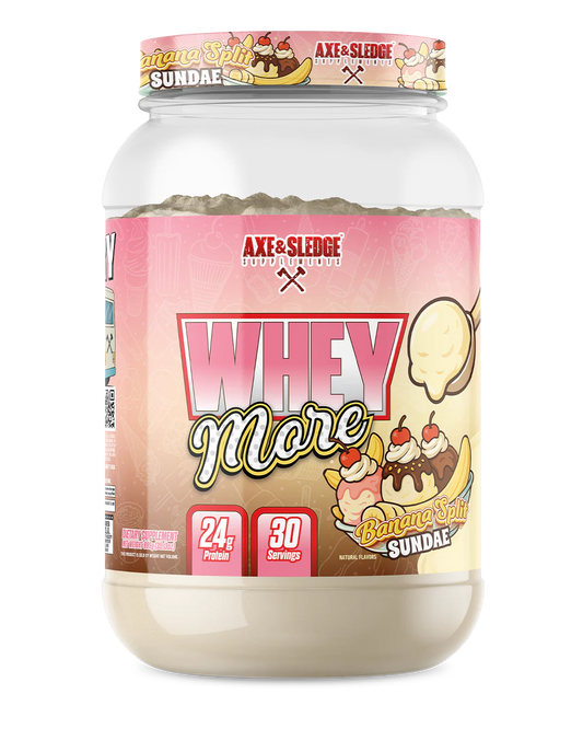 WHEY MORE // PREMIUM PROTEIN BLEND - AXE & SLEDGE SUPPLEMENTS