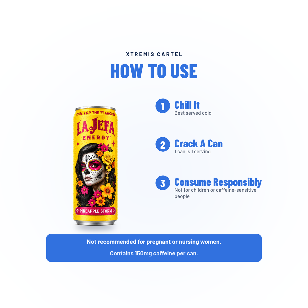 La Jefa Energy Drink - Xtremis Cartel
