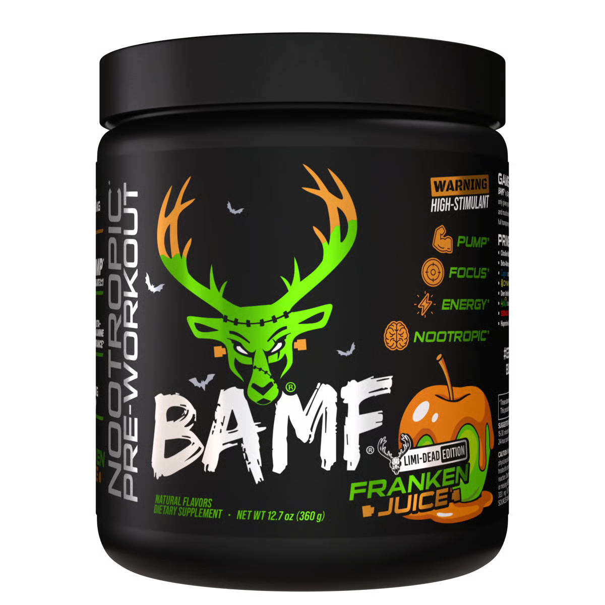 BAMF High Stimulant Nootropic Pre-Workout - Bucked Up