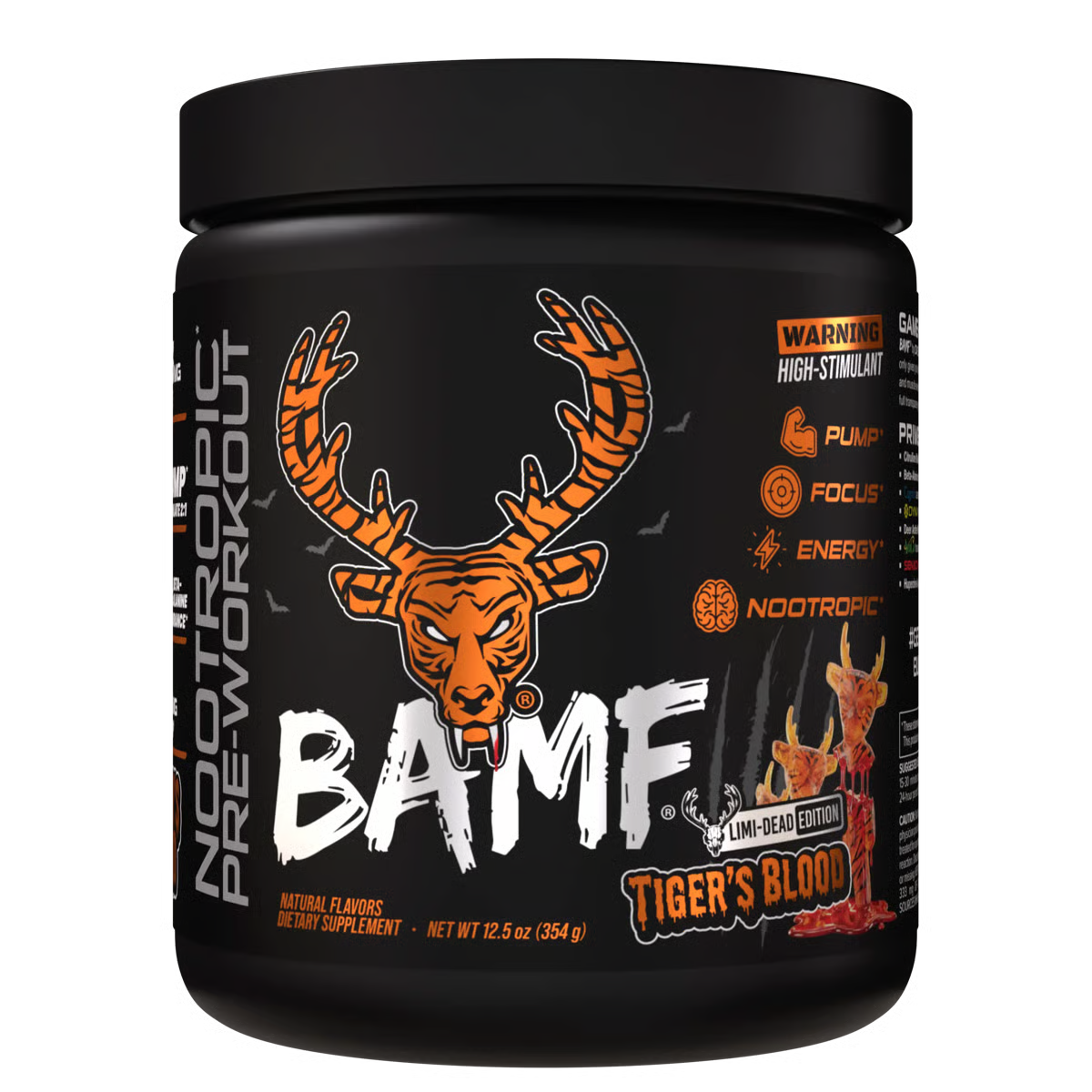 BAMF High Stimulant Nootropic Pre-Workout - Bucked Up