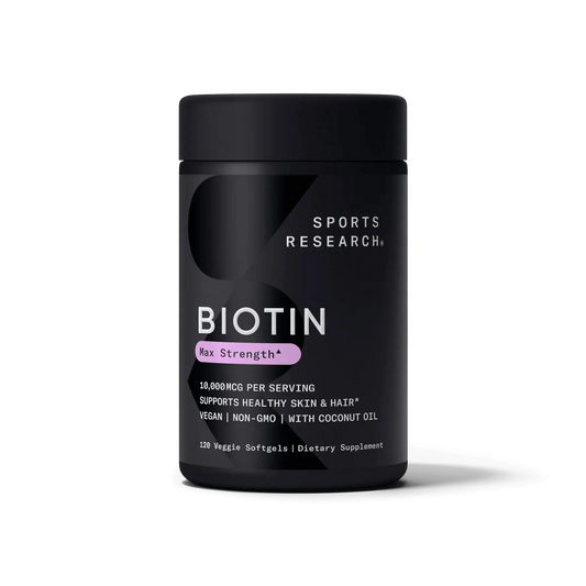 Biotin With Organic Coconut Oil-Sports Research