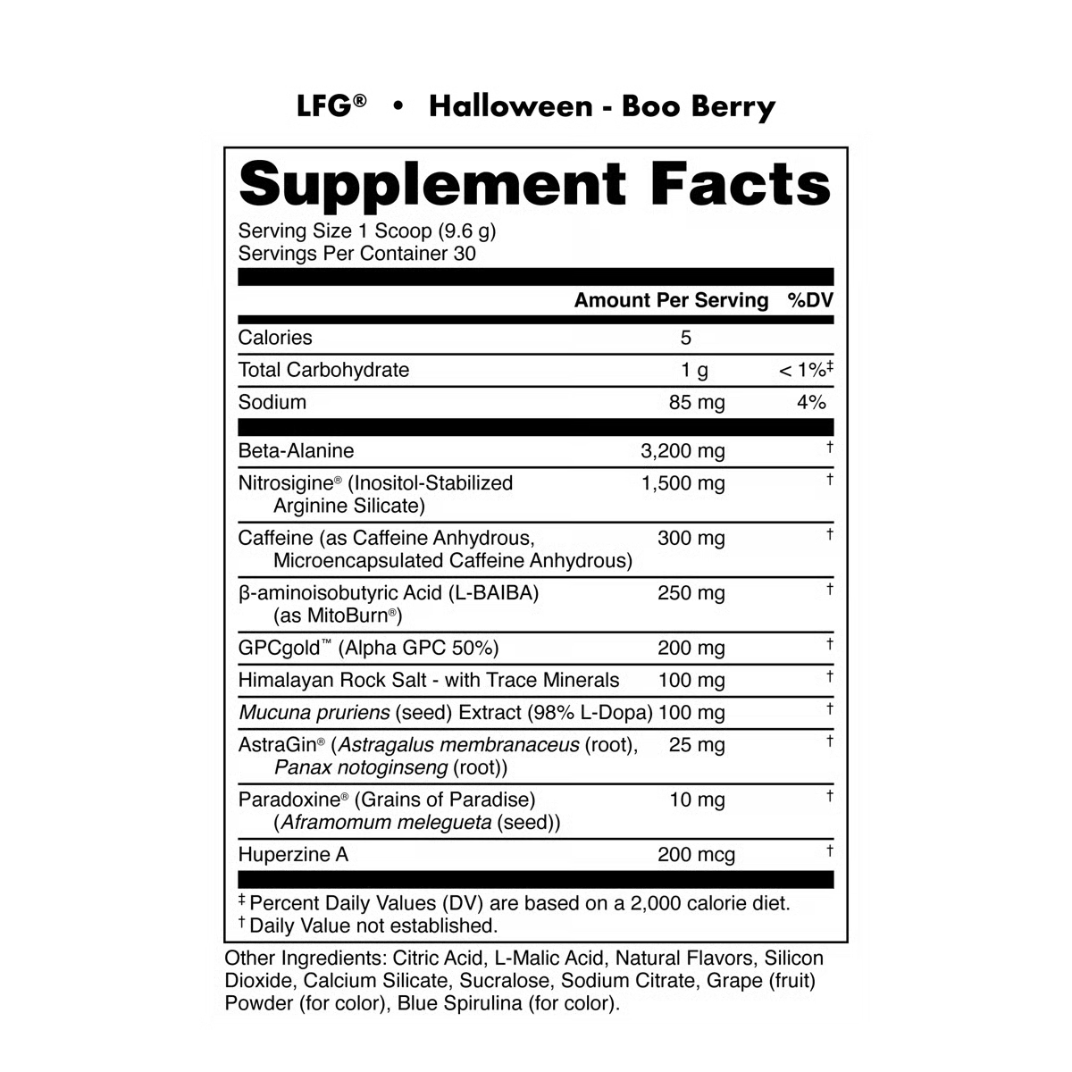 LFG Burn Thermogenic Pre-Workout - Bucked Up